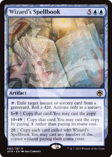 Wizard's Spellbook (82), AFR Ampersand Promos — Magic card price