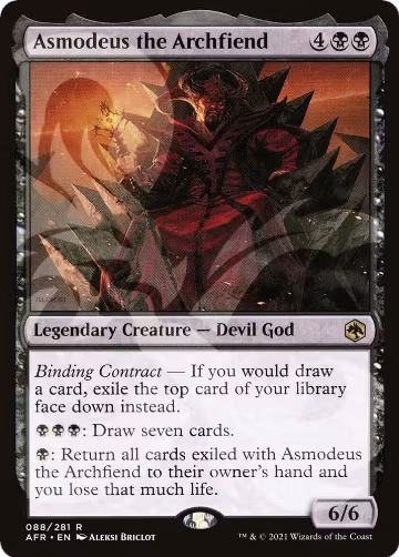 Asmodeus the Archfiend (88), AFR Ampersand Promos — Magic card price