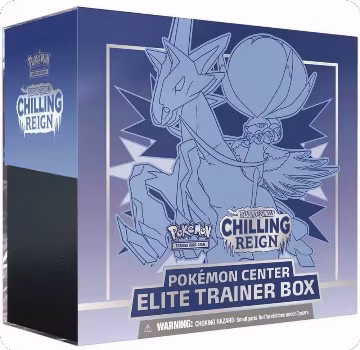 Chilling Reign Pokemon Center Elite Trainer Box [Ice Rider Calyrex] (Exclusive), Chilling Reign — Pokémon sealed product price