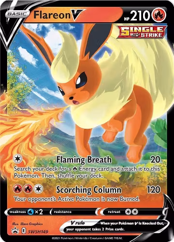 Flareon V - SWSH149 (SWSH149), Sword & Shield Promo Cards — Pokémon card price