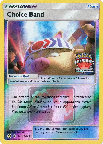 Choice Band - 121a/145 (North America Championships) (121a/145), League & Championship Cards — Pokémon card price