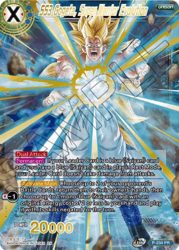 SS3 Gogeta, Super Warrior Evolution (Alternate Art) (P-234), Special Anniversary Set 2021 — DB Super card price