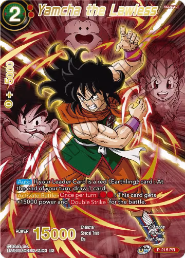 Yamcha the Lawless (Alternate Art) (P-215), Special Anniversary Set 2021 — DB Super card price