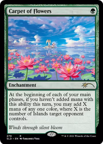 Carpet of Flowers (279), Secret Lair Drop Series — Magic card price