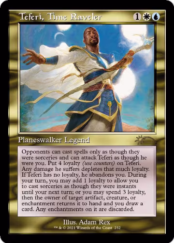 Teferi, Time Raveler (252), Secret Lair Drop Series — Magic card price