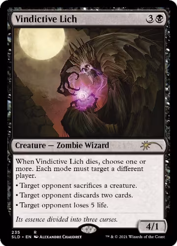 Vindictive Lich (235), Secret Lair Drop Series — Magic card price