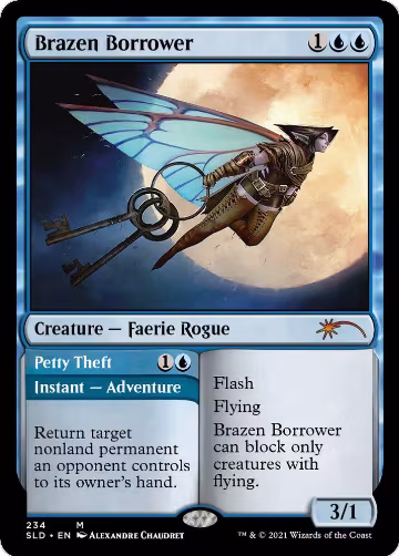 Brazen Borrower (234), Secret Lair Drop Series — Magic card price