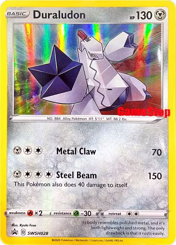 Duraludon - SWSH028 (Gamestop Exclusive) (SWSH028), Miscellaneous Cards & Products — Pokémon card price