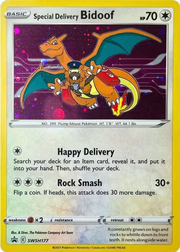 Special Delivery Bidoof (SWSH177) — card price