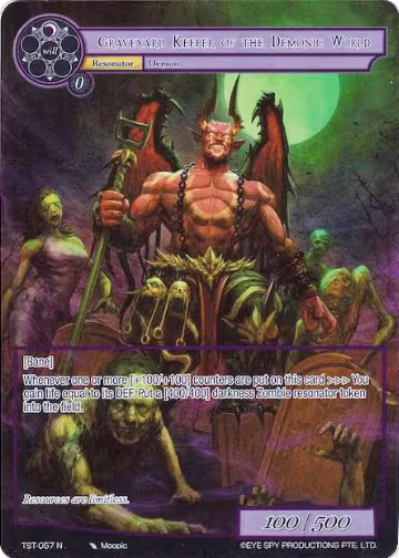 Graveyard Keeper of the Demonic World (Full Art) (TST-057), The Seventh — Force of Will card price