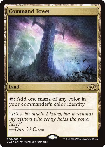 Command Tower (8), Commander Collection: Black — Magic card price