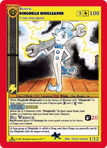 Dingbelle Ringleader (1), Cryptid Nation: First Edition Tribal Theme Decks — MetaZoo card price