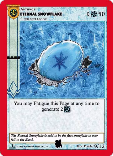 Eternal Snowflake (9), Cryptid Nation: First Edition Tribal Theme Decks — MetaZoo card price