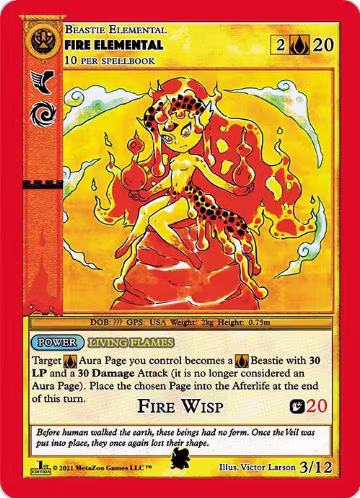 Fire Elemental (2), Cryptid Nation: First Edition Tribal Theme Decks — MetaZoo card price