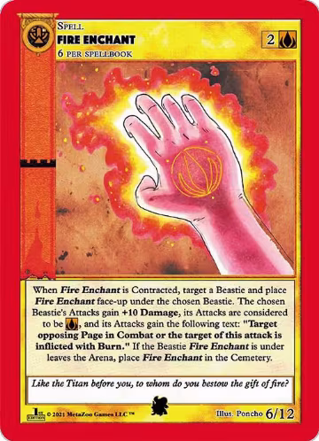 Fire Enchant (6), Cryptid Nation: First Edition Tribal Theme Decks — MetaZoo card price