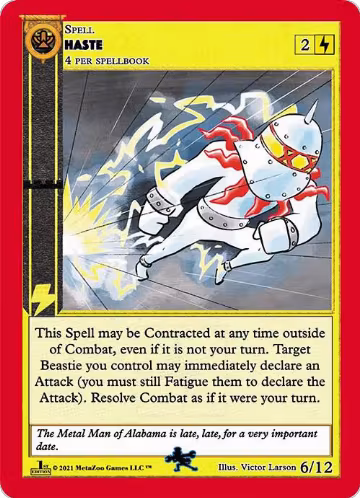 Haste (6), Cryptid Nation: First Edition Tribal Theme Decks — MetaZoo card price