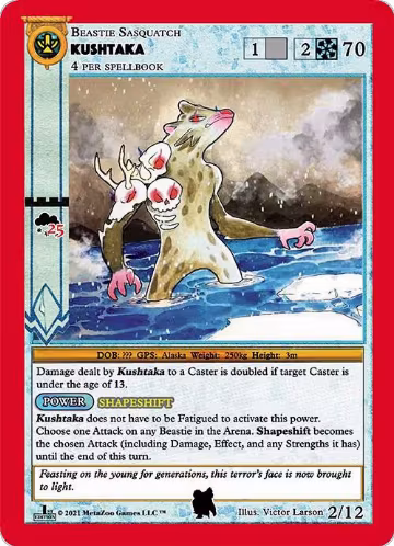 Kushtaka (2), Cryptid Nation: First Edition Tribal Theme Decks — MetaZoo card price