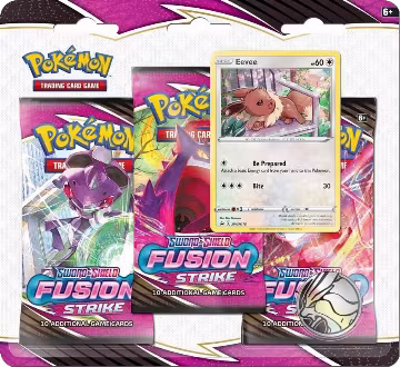 Fusion Strike 3 Pack Blister [Eevee], Fusion Strike — Pokémon sealed product price