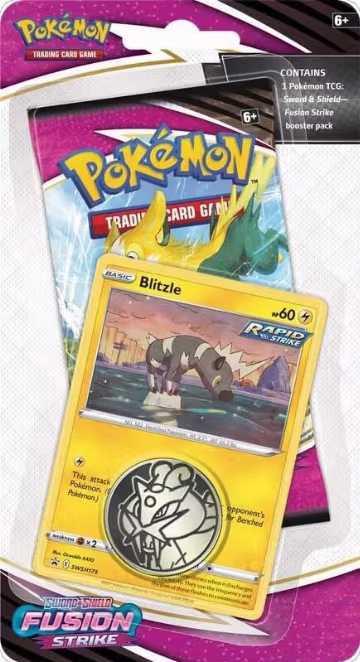 Fusion Strike Single Pack Blister [Blitzle], Fusion Strike — Pokémon sealed product price