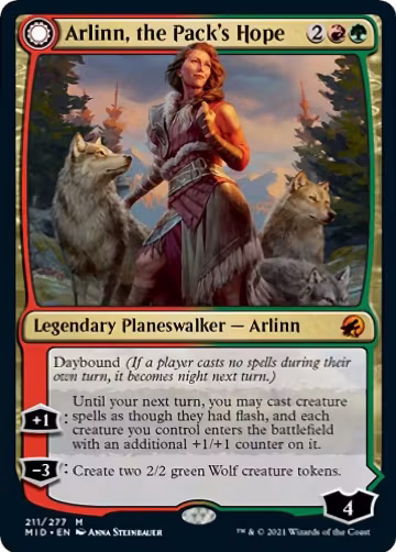 Arlinn, the Pack's Hope (211), Innistrad: Midnight Hunt — Magic card price