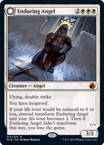 Enduring Angel (17), Innistrad: Midnight Hunt — Magic card price