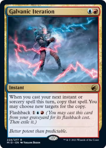 Galvanic Iteration (224), Innistrad: Midnight Hunt — Magic card price