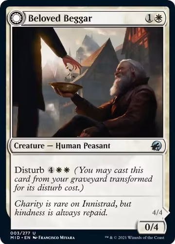 Beloved Beggar (3), Innistrad: Midnight Hunt — Magic card price