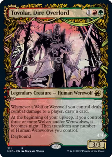 Tovolar, Dire Overlord (Showcase) (311), Innistrad: Midnight Hunt — Magic card price