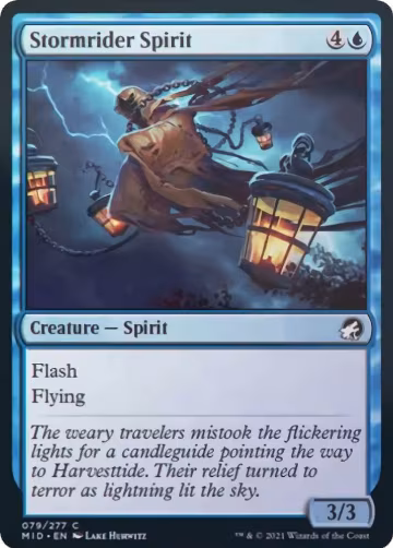 Stormrider Spirit (79), Innistrad: Midnight Hunt — Magic card price