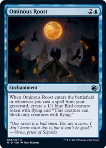 Ominous Roost (65), Innistrad: Midnight Hunt — Magic card price