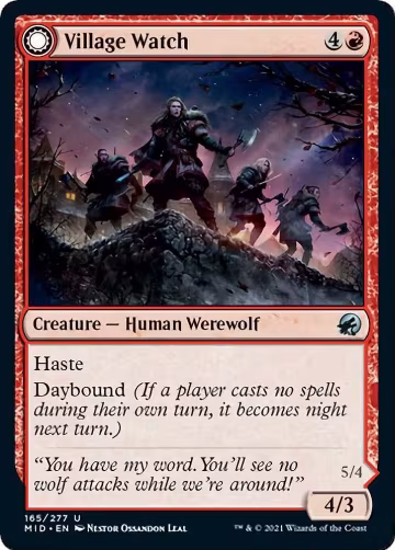Village Watch (165), Innistrad: Midnight Hunt — Magic card price