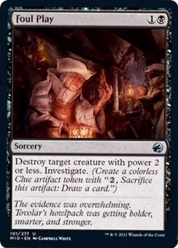 Foul Play (101), Innistrad: Midnight Hunt — Magic card price