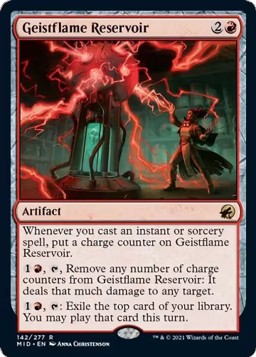 Geistflame Reservoir (142), Innistrad: Midnight Hunt — Magic card price