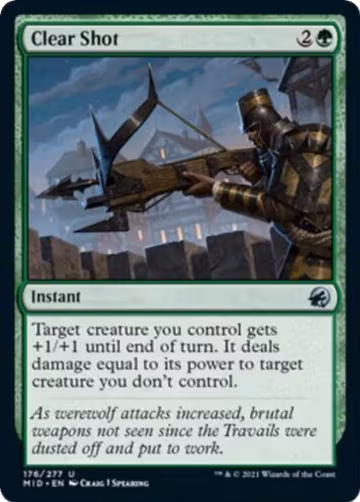 Clear Shot (176), Innistrad: Midnight Hunt — Magic card price