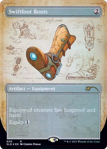 Swiftfoot Boots (606), Secret Lair Drop Series — Magic card price