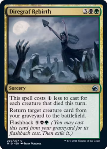 Diregraf Rebirth (220), Innistrad: Midnight Hunt — Magic card price