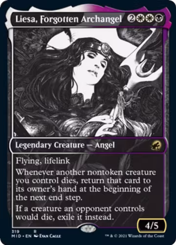 Liesa, Forgotten Archangel (Showcase) (319), Innistrad: Midnight Hunt — Magic card price