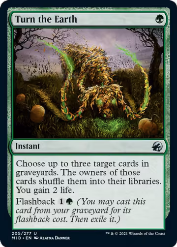 Turn the Earth (205), Innistrad: Midnight Hunt — Magic card price