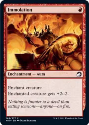 Immolation (144), Innistrad: Midnight Hunt — Magic card price