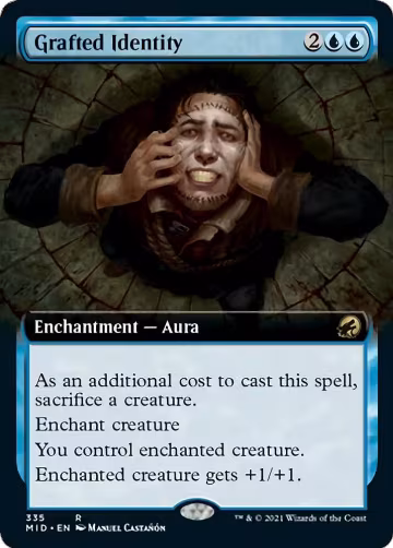 Grafted Identity (Extended Art) (335), Innistrad: Midnight Hunt — Magic card price