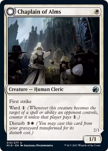 Chaplain of Alms (13), Innistrad: Midnight Hunt — Magic card price