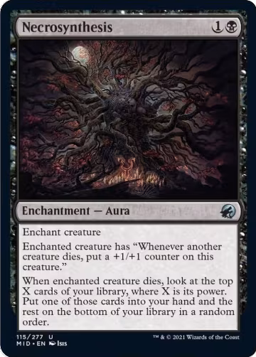 Necrosynthesis (115), Innistrad: Midnight Hunt — Magic card price