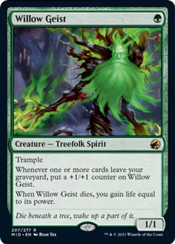 Willow Geist (207), Innistrad: Midnight Hunt — Magic card price