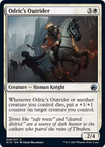Odric's Outrider (29), Innistrad: Midnight Hunt — Magic card price