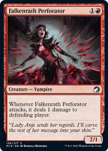 Falkenrath Perforator (136), Innistrad: Midnight Hunt — Magic card price
