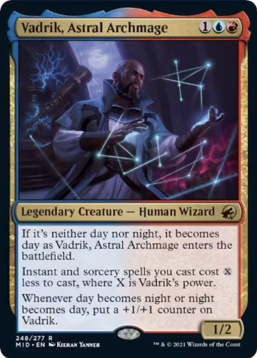 Vadrik, Astral Archmage (248), Innistrad: Midnight Hunt — Magic card price