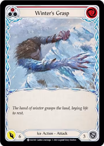 Winter's Grasp (Red) (ELE160), Tales of Aria — Flesh & Blood card price
