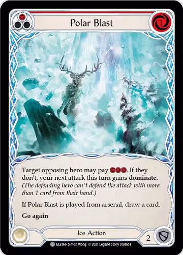 Polar Blast (Red) (ELE166), Tales of Aria — Flesh & Blood card price