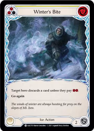 Winter's Bite (Yellow) (ELE170), Tales of Aria — Flesh & Blood card price