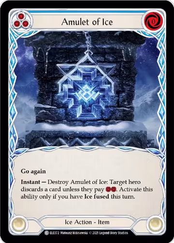 Amulet of Ice (ELE172), Tales of Aria — Flesh & Blood card price
